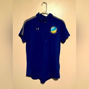 Under Armour Heat Gear Palm Beach County Sports Commission Blue Shirt
